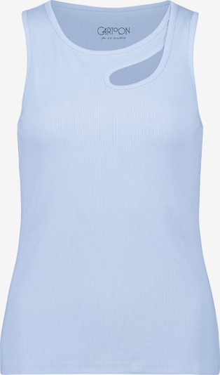 Cartoon Basic-Top mit Rundhalsausschnitt in XS in hellblau, Produktansicht