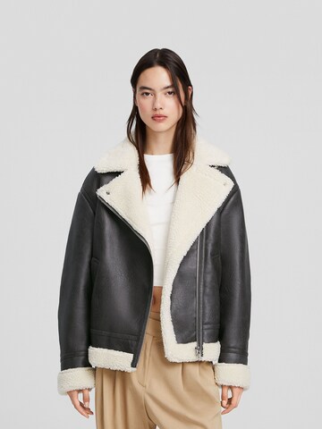 Veste d’hiver Bershka en gris : devant