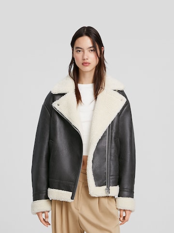 Veste d’hiver Bershka en gris : devant