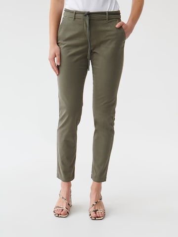 TATUUM Tapered Broek 'Hino' in Beige: voorkant