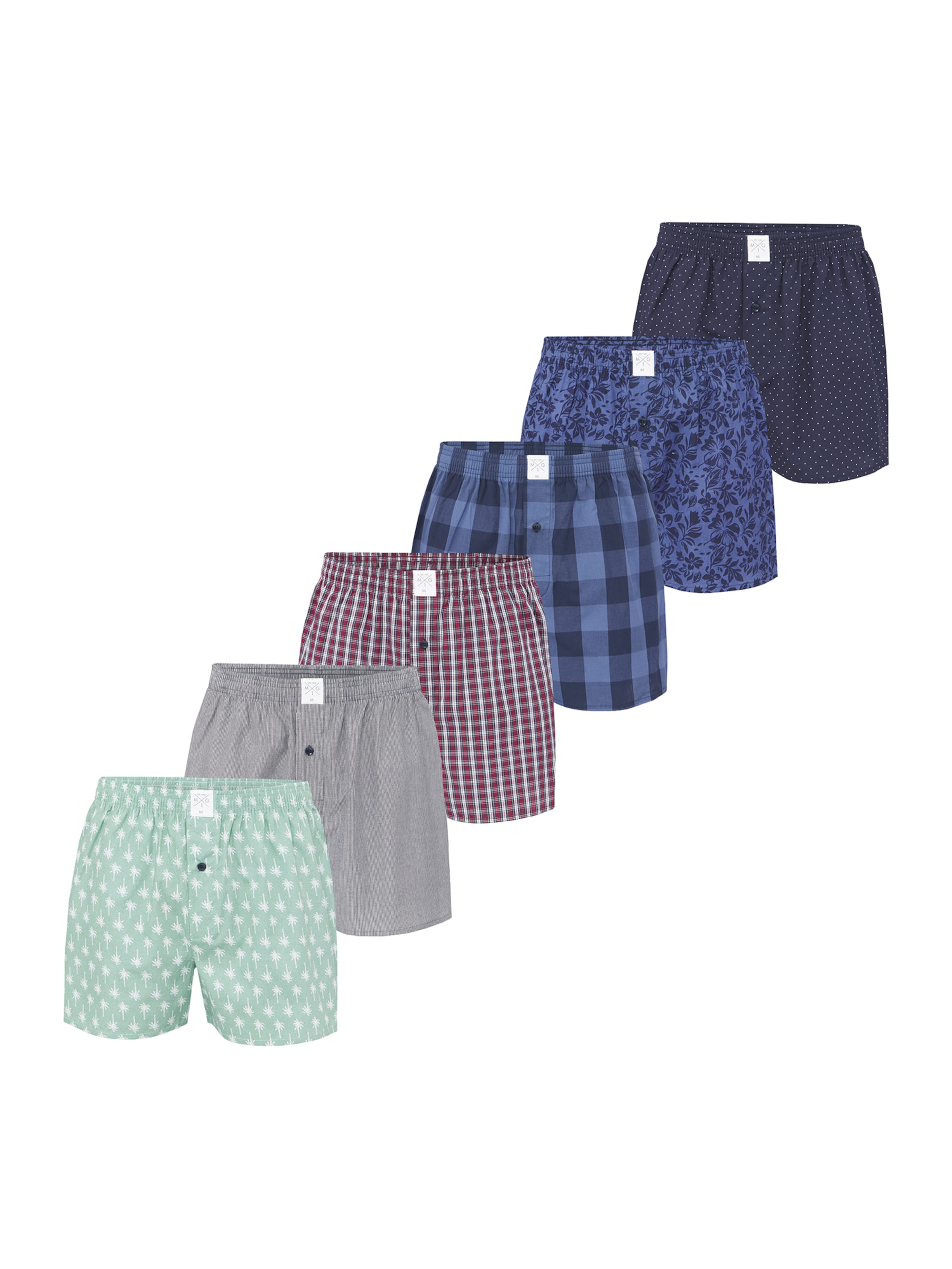 MG-1 - Calzoncillo boxer ' Classics ' en Mezcla de colores: frente