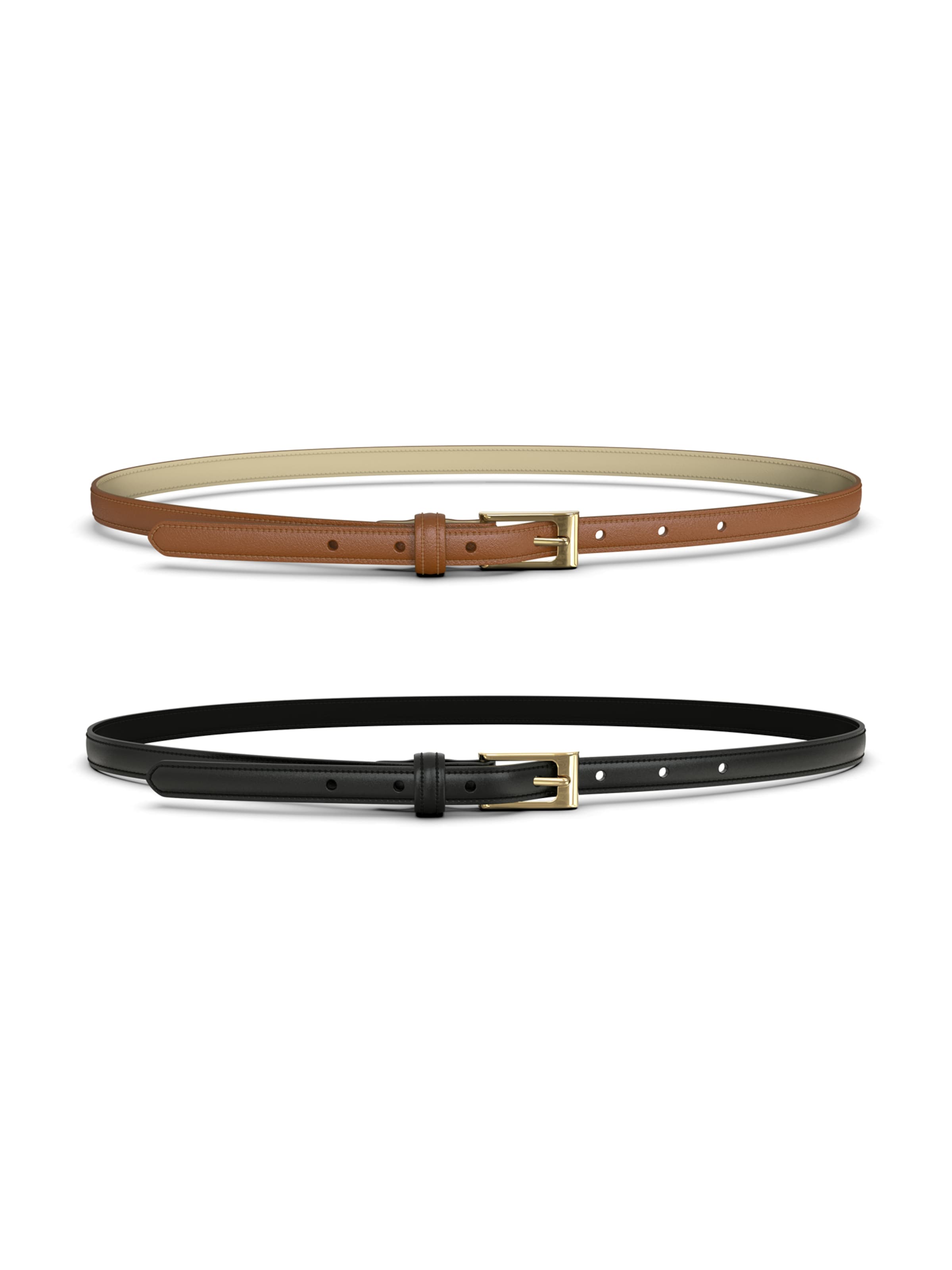 PIECES Belt in Cognac / Black, Item view