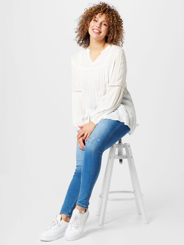 ONLY Carmakoma Blouse 'NEEL' in White