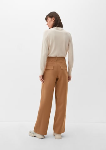 s.Oliver Wide leg Trousers in Brown