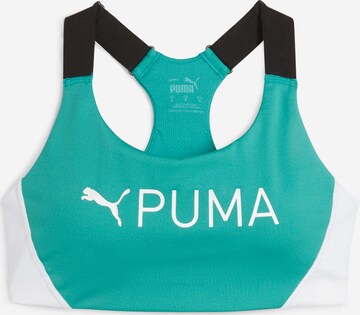 PUMA Bralette Sports Bra '4Keeps' in Green: front