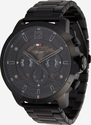 TOMMY HILFIGER - Reloj analógico en negro: frente