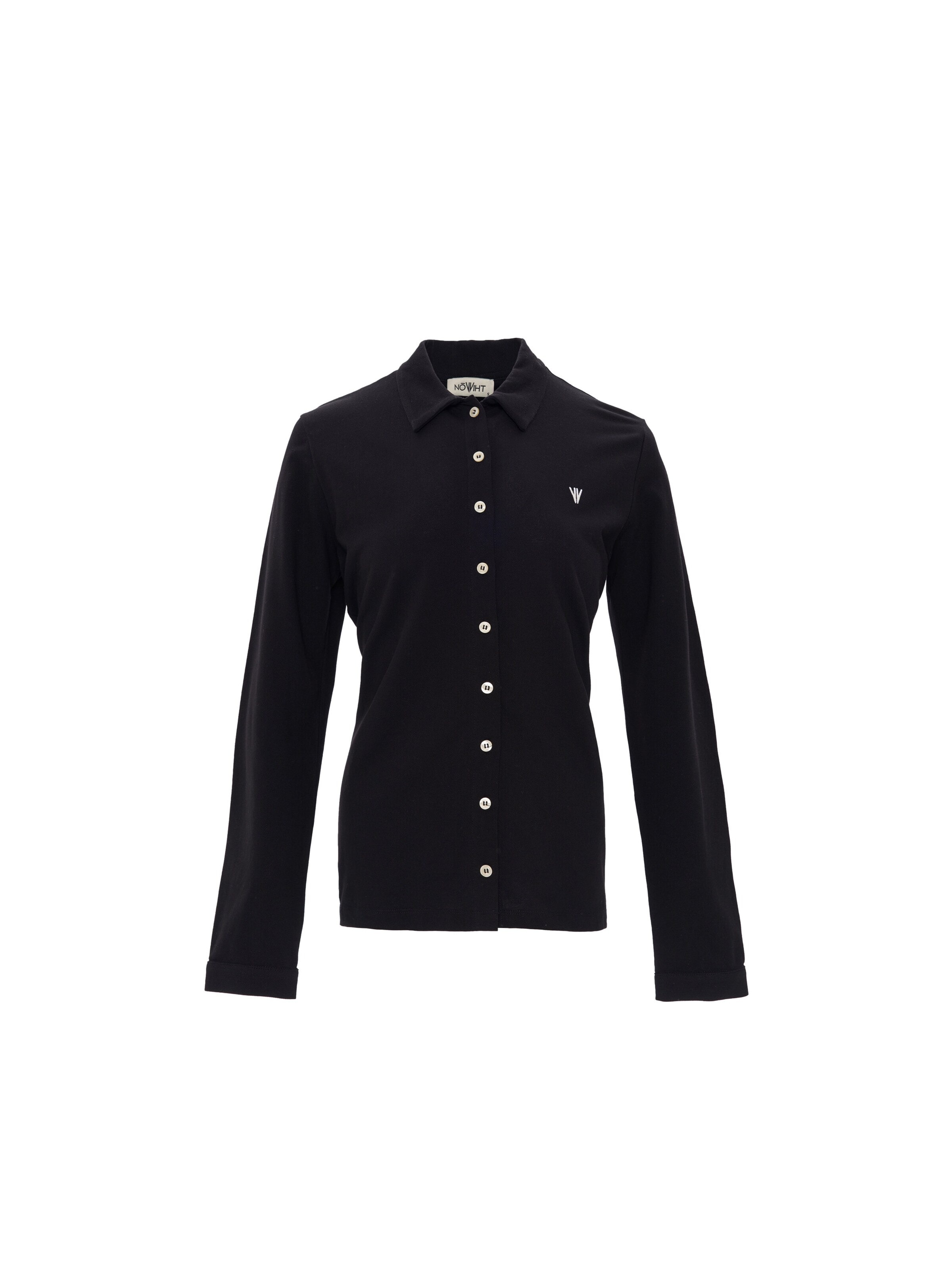 NOWIHT Blouse 'Vivienne' in Black: front