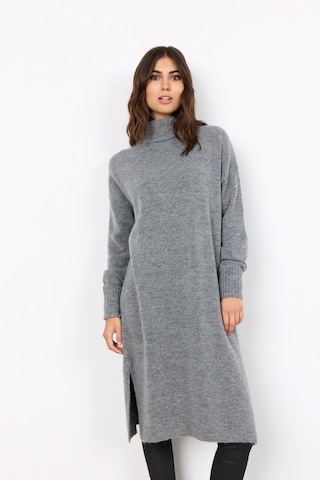 Soyaconcept Stickad klänning 'NESSIE' i grå: framsida
