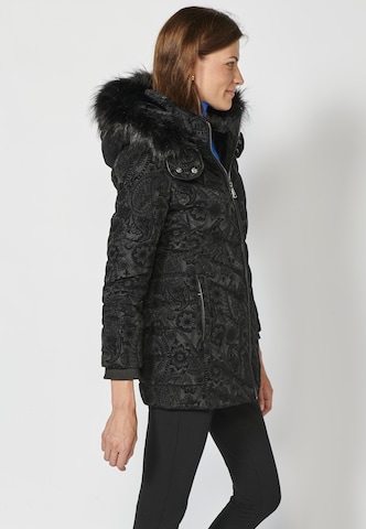 KOROSHI Winterparka in Schwarz