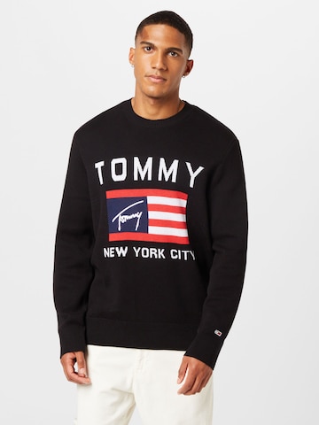 Pullover di Tommy Jeans in nero: frontale