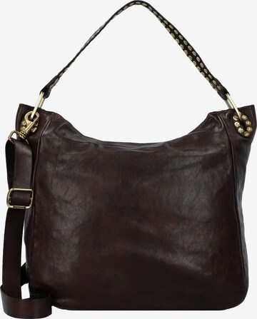 Campomaggi Shoulder Bag in Brown: front