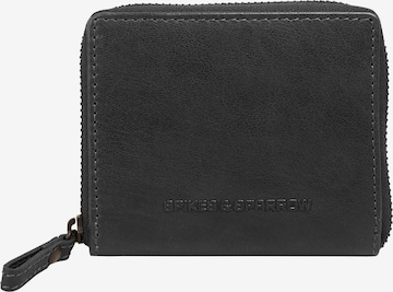 Spikes & Sparrow Portemonnaie 'RFID' in Schwarz: Vorderseite