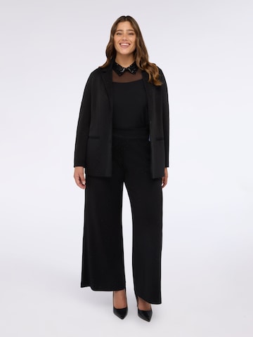 Wide Leg Pantalon Fiorella Rubino en noir