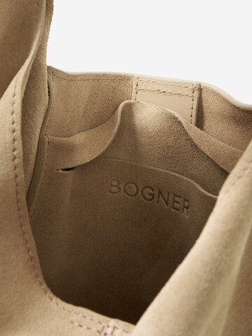 BOGNER Schultertasche in Beige