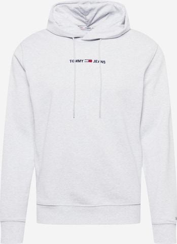 Tommy Jeans Sweatshirt 'Essential' in Grey: front