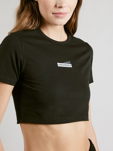 CONVERSE T-shirt 'SPRING BLOOMS' i svart