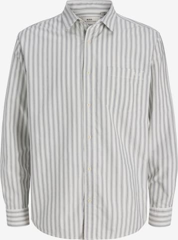 JACK & JONES Button Up Shirt 'RDDLESNER' in Beige: front