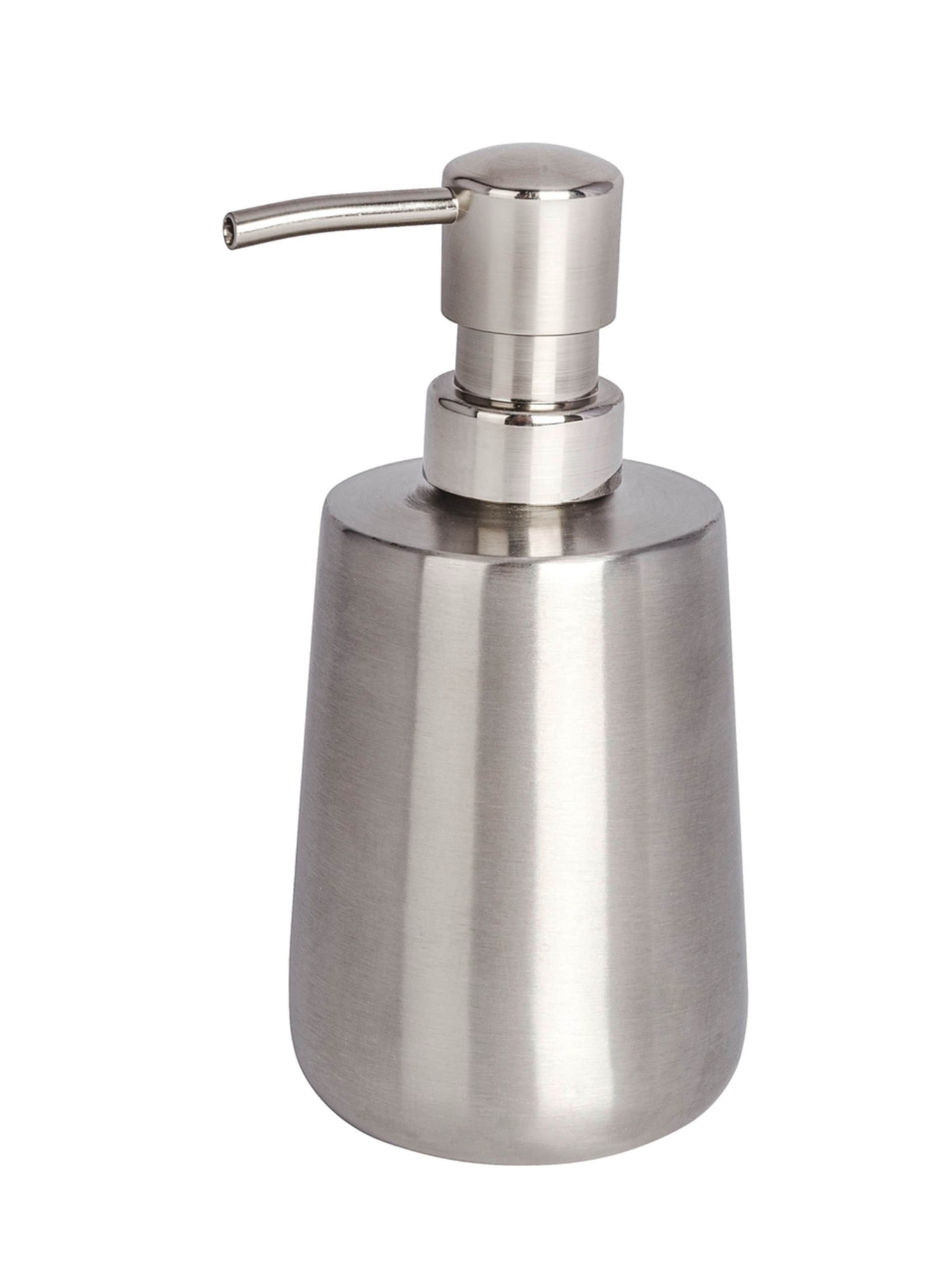 Wenko Seifenspender 'Solid' in Silber: Vorderseite