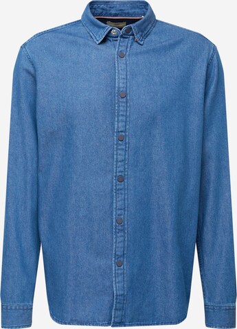 EDC BY ESPRIT Overhemd in Blauw: voorkant