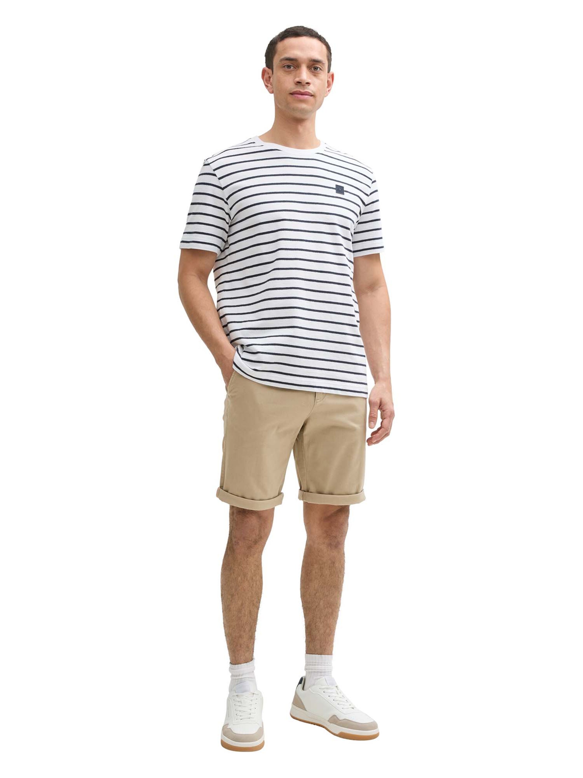 Coupe slim Pantalon chino TOM TAILOR en beige