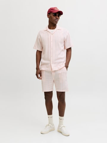 Loosefit Pantalon 'JPSTJaiden' JACK & JONES en rouge : devant