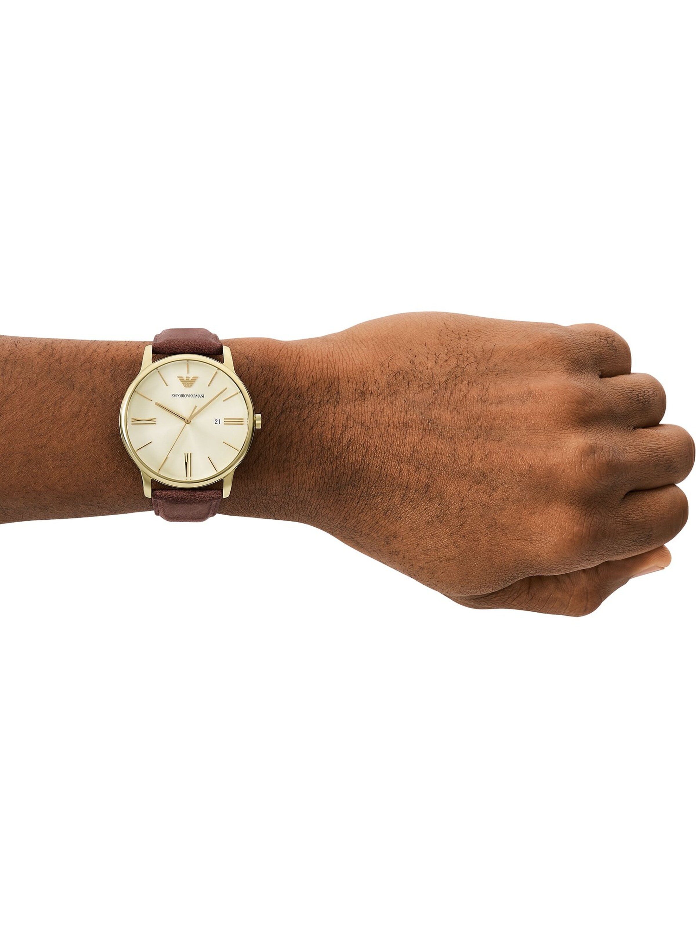 Emporio Armani Analog Watch in Gold