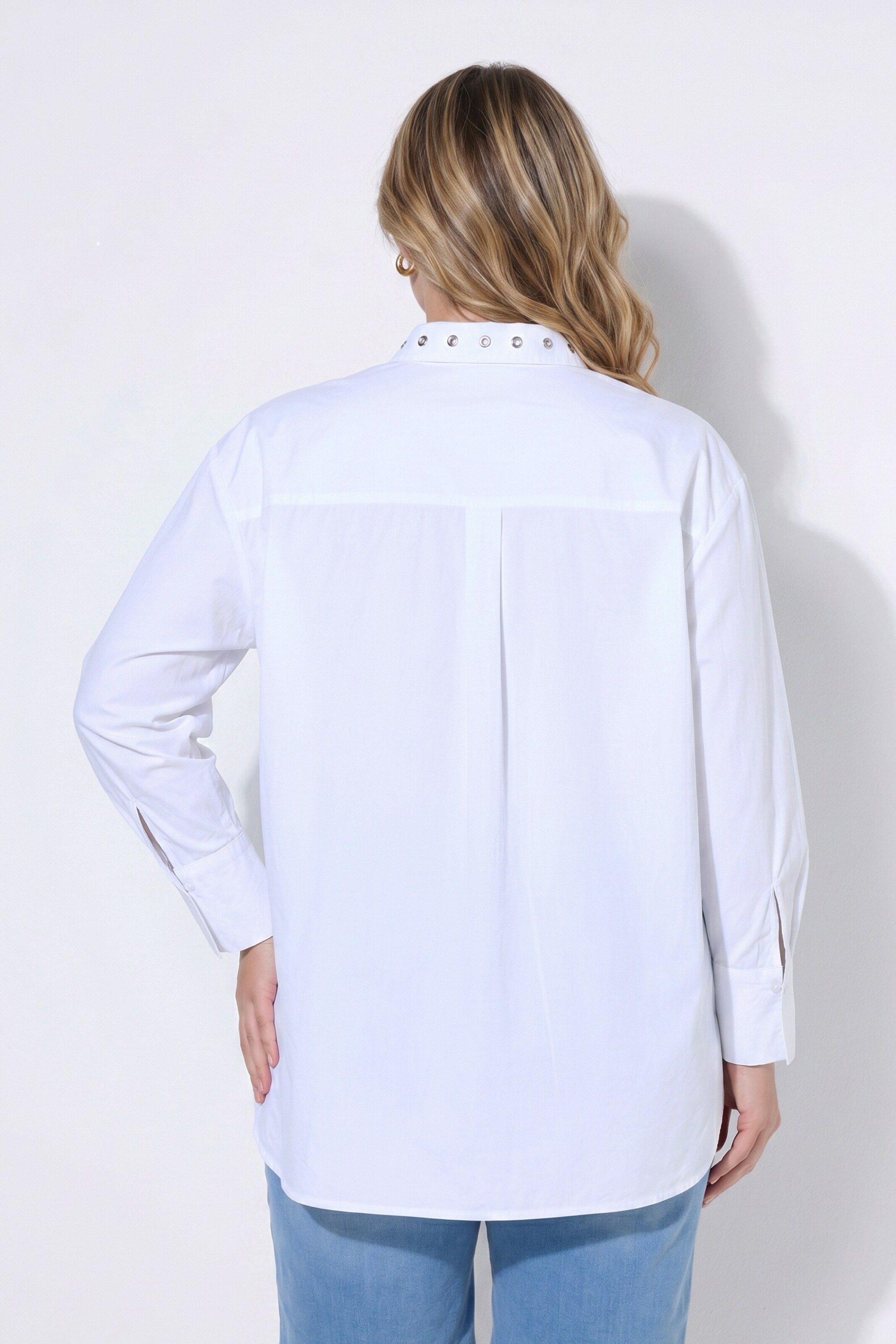 MIAMODA Blouse in White