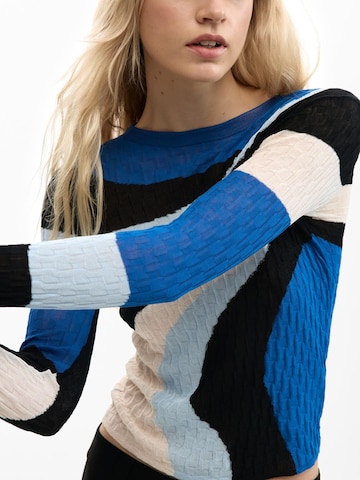 Desigual Pulover | modra barva
