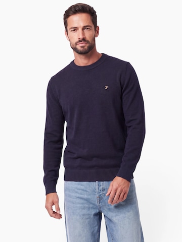 FARAH Pullover 'SHEPARD' in Blau: Vorderseite