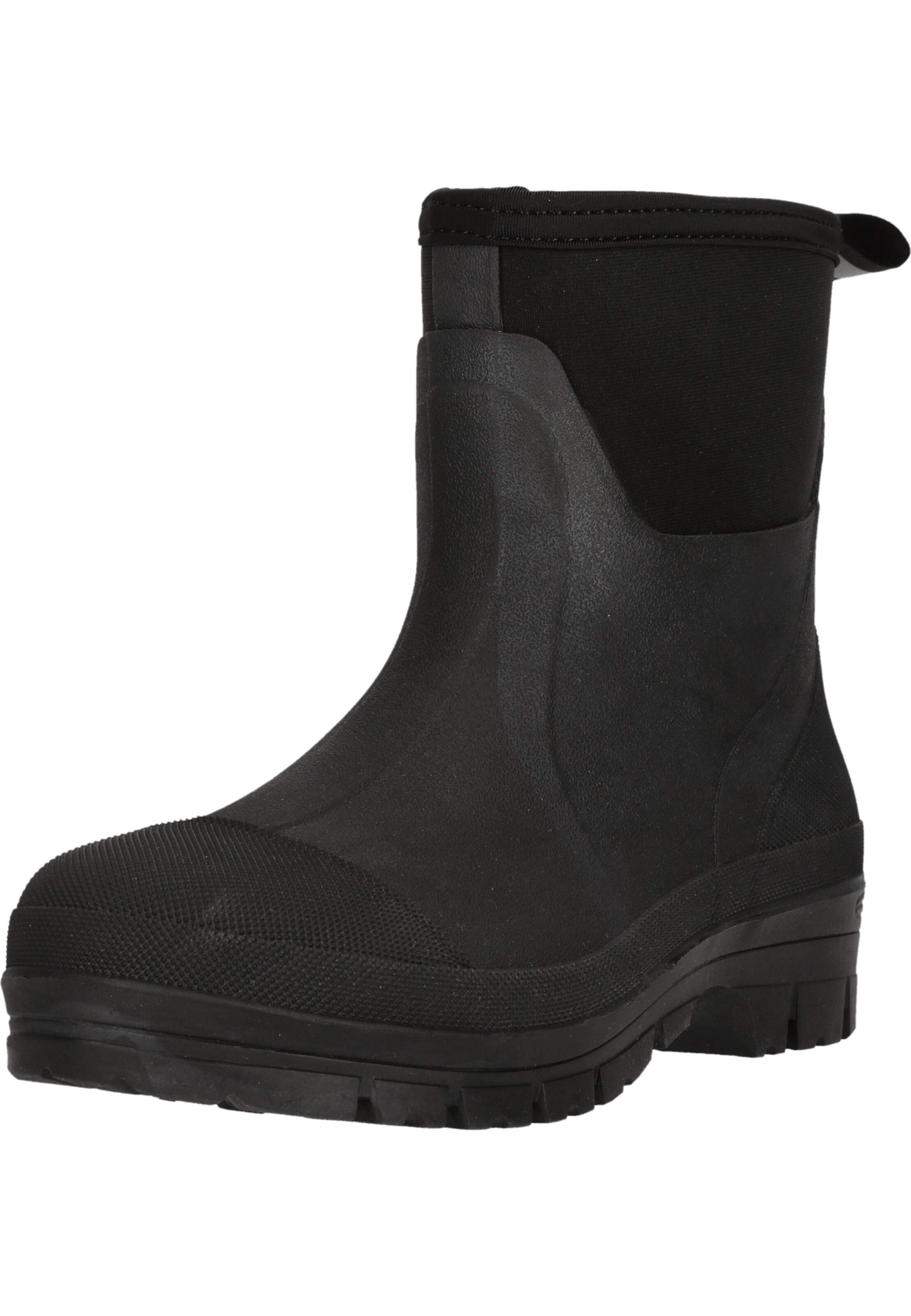 Weather Report Gummistiefel 'Sage' in Schwarz: Vorderseite