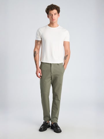 Lindbergh Slimfit Housut värissä vihreä
