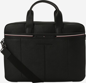 TOMMY HILFIGER Laptoptasche in Schwarz