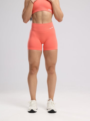 neverover - regular Pantalón deportivo 'Hue Shorts' en naranja: frente