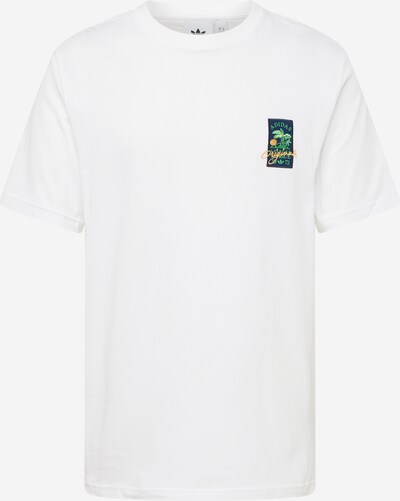 ADIDAS ORIGINALS T-Shirt 'OLL' in navy / hellgrün / orange / weiß, Produktansicht