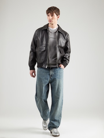 KARL LAGERFELD JEANS Pulover 'IKON' | črna barva