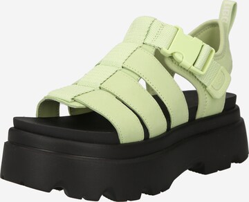 UGG Sandalen met riem 'Cora' in Groen: voorkant