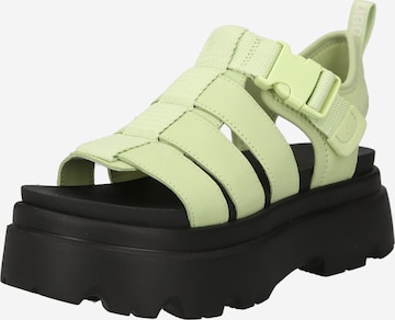 UGG Strap Sandals 'Cora' in Green: front