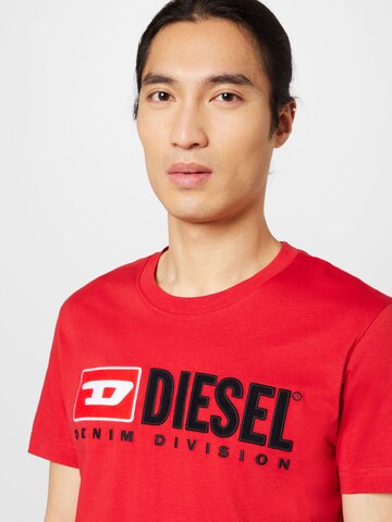 DIESEL T-Shirt 'DIEGOR' in Rot