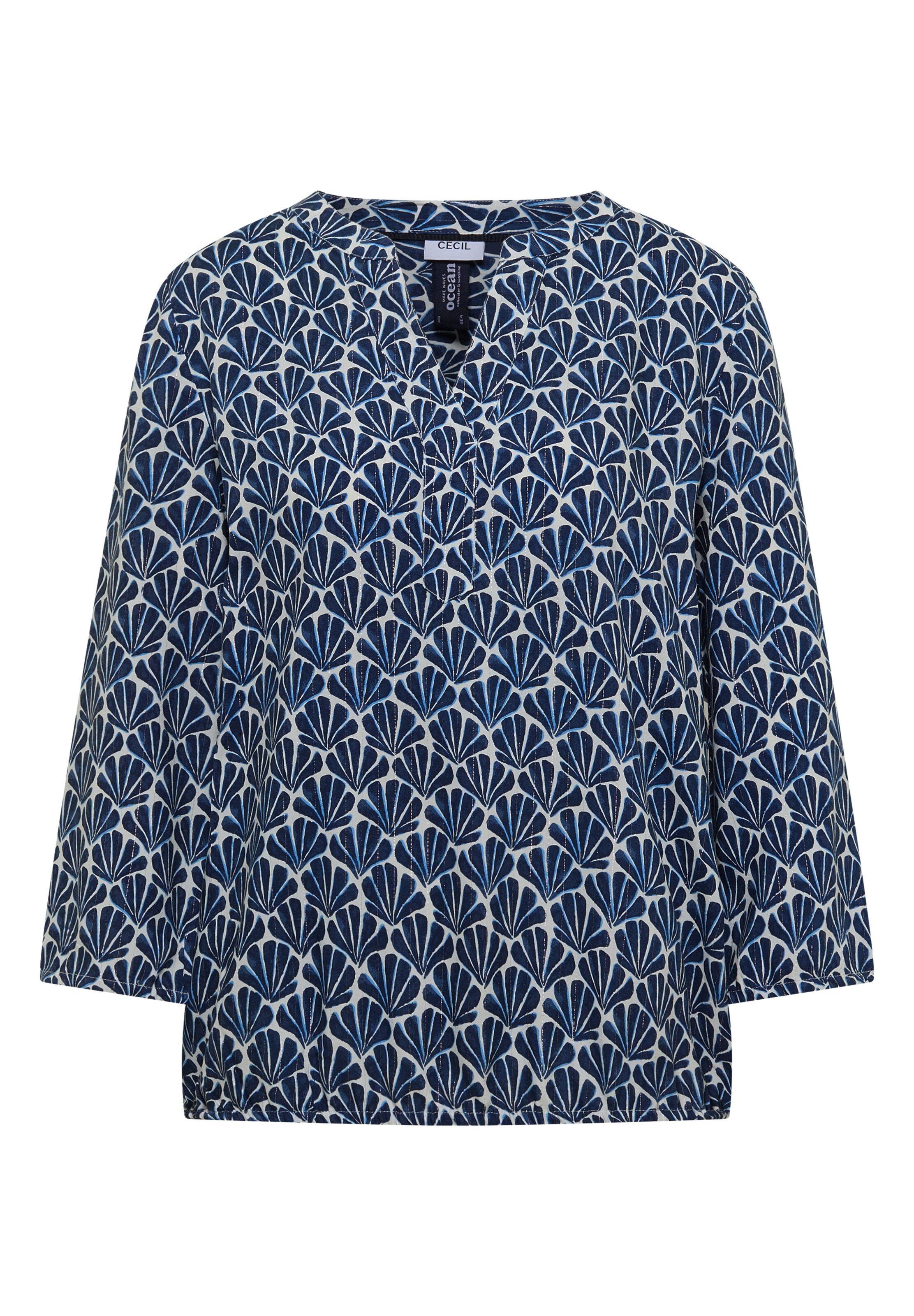 CECIL Bluse in Blau: Vorderseite