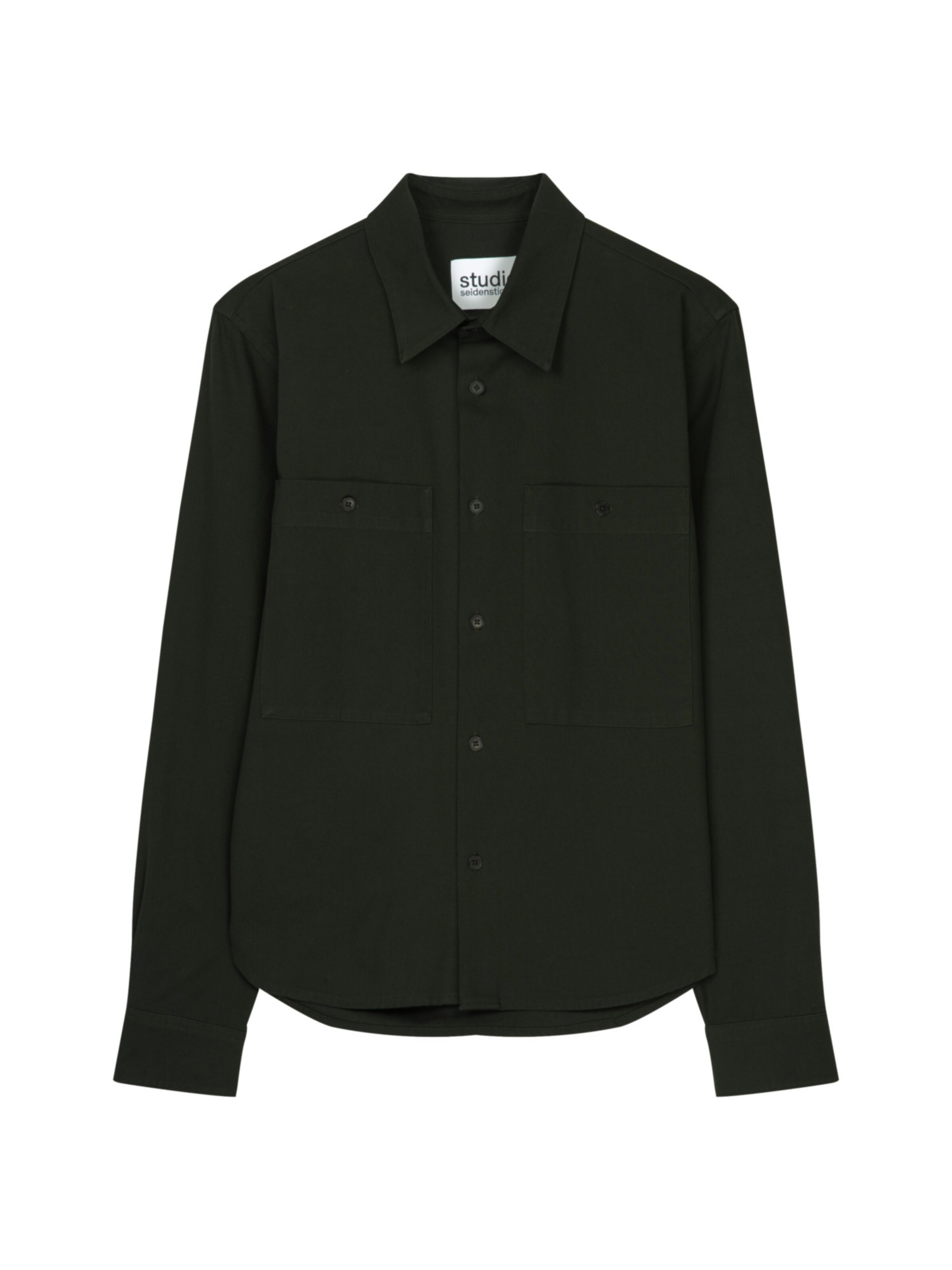 Coupe regular Chemise Studio Seidensticker en vert : devant