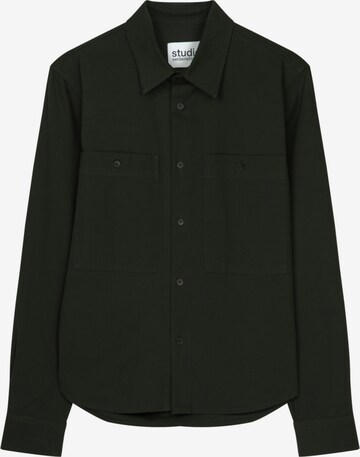 Studio Seidensticker Button Up Shirt in Green: front