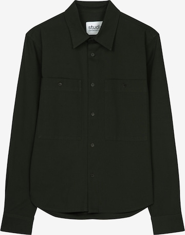 Studio Seidensticker Overhemd in Groen: voorkant
