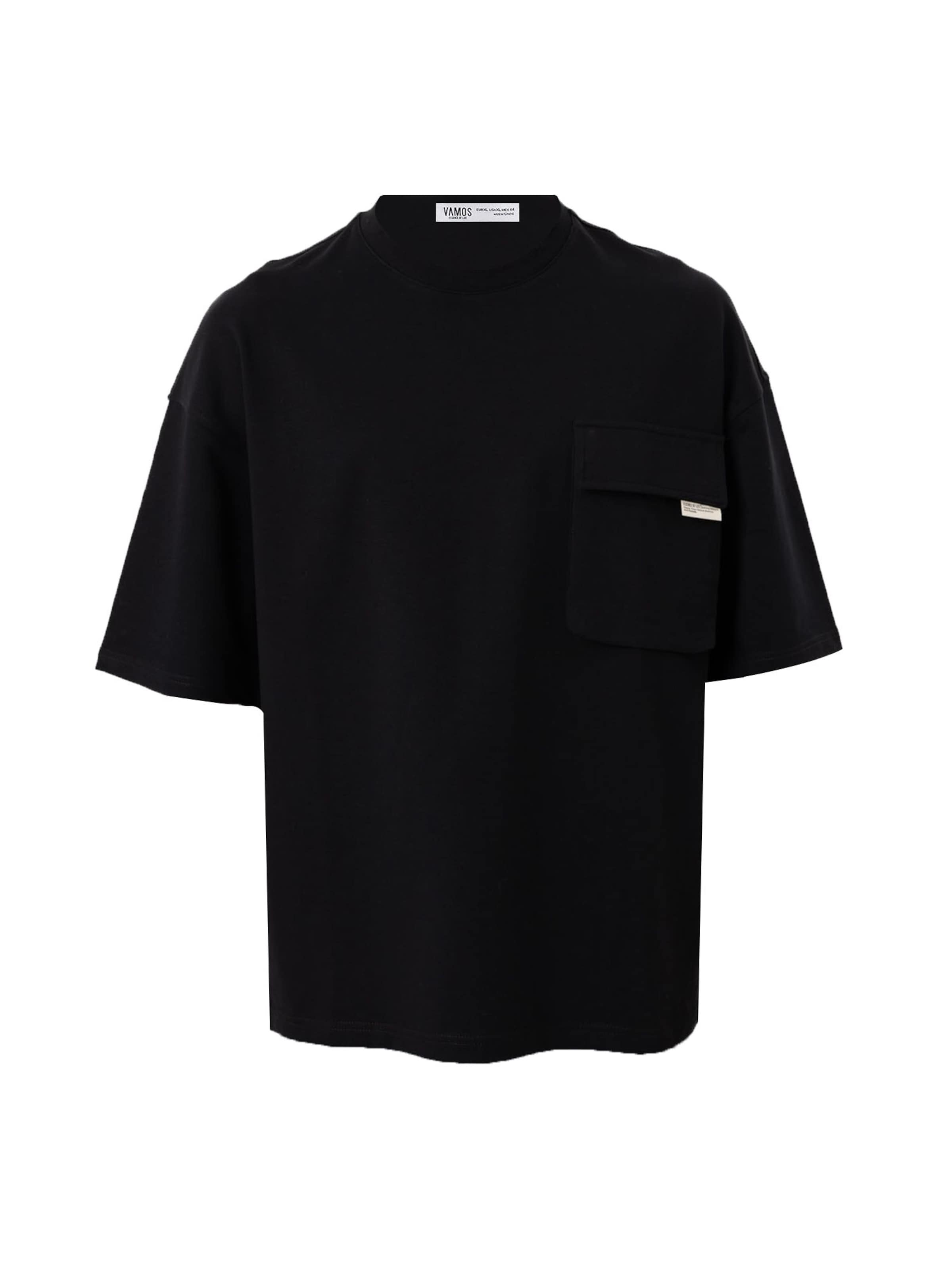 VAMOS CLO Särk, värv must: eest vaates