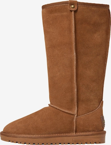 Après-ski 'Diss Heritage' Pepe Jeans en marron : devant