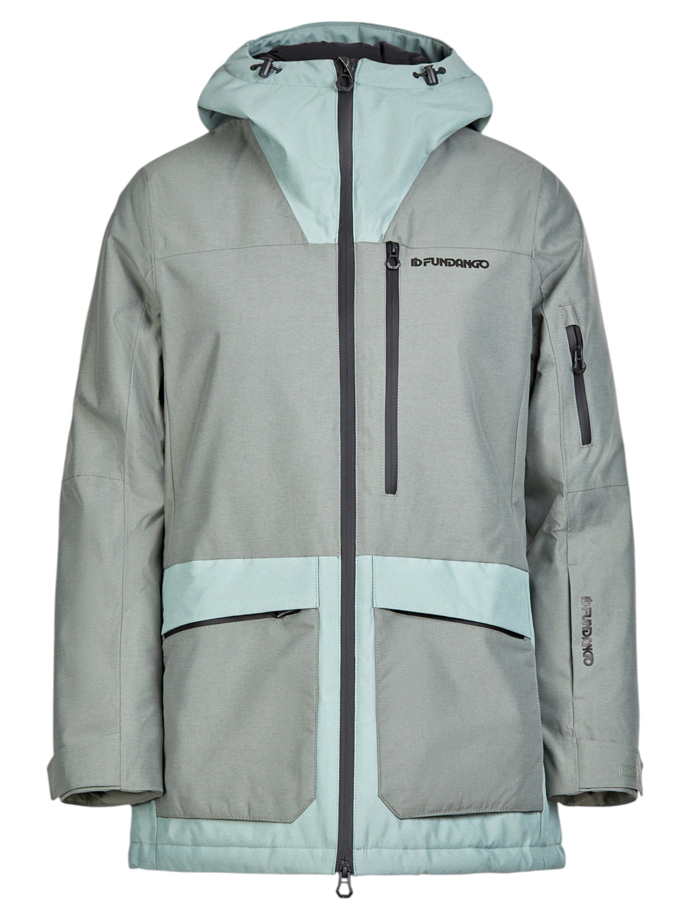Fundango Outdoor jacket 'Poplar ECO ' in Green: front