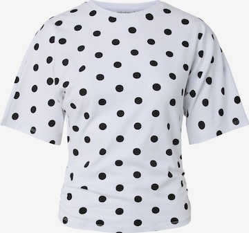 PIECES - Camiseta 'PCAlli' en blanco: frente
