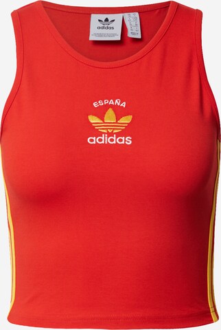 Haut ADIDAS ORIGINALS en rouge : devant