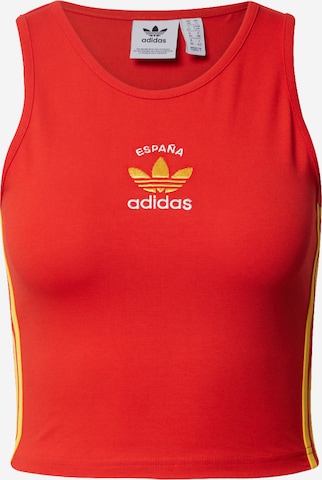 ADIDAS ORIGINALS Top – červená: přední strana