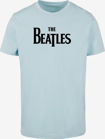 Maglietta 'Beatles - Headline' di Merchcode in blu: frontale