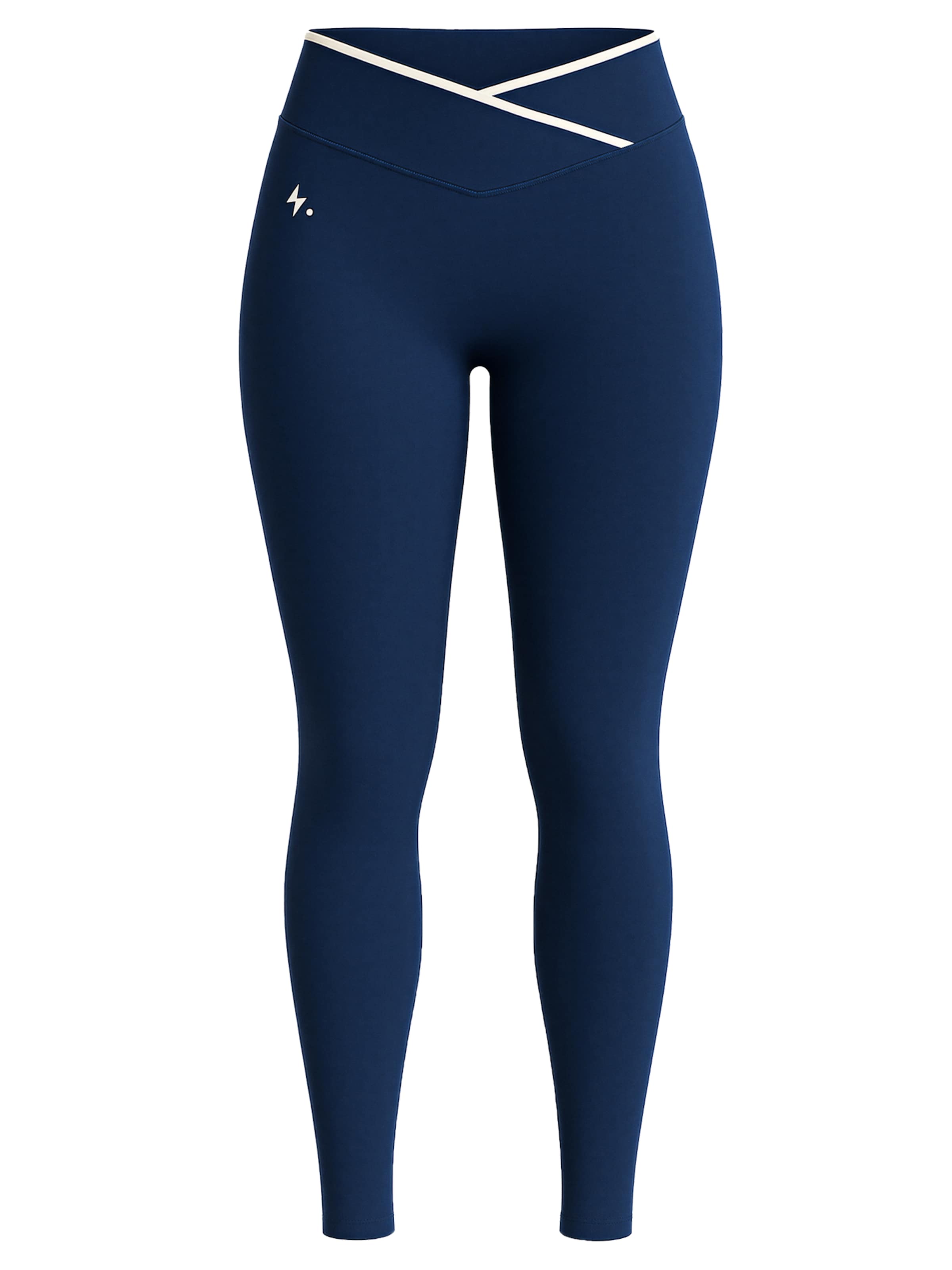 Impulse Fitwear Skinny Sports trousers 'Contour' in Blue: front